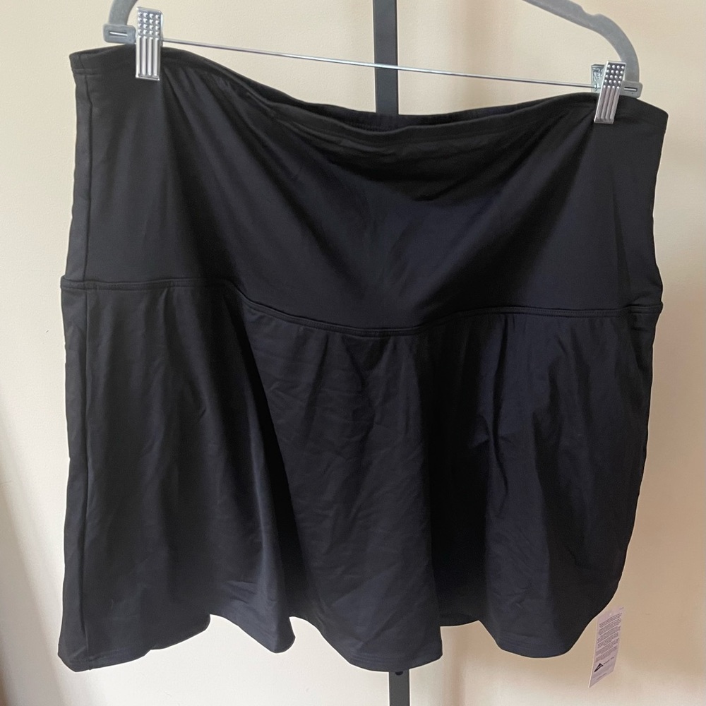 Lands' End Women's Black Swim Skirt